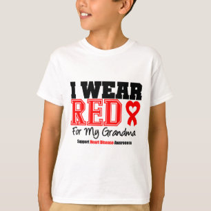 Camiseta Llevo el rojo para mi abuela