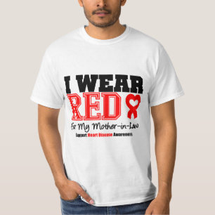 Camiseta Llevo el rojo para mi suegra