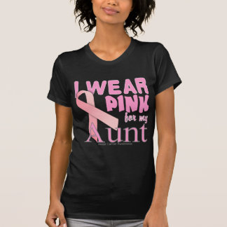 Camiseta Llevo el rosa para mi conciencia T del cáncer de
