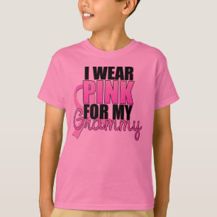Camiseta Llevo el rosa para mi Grammy - cáncer de pecho