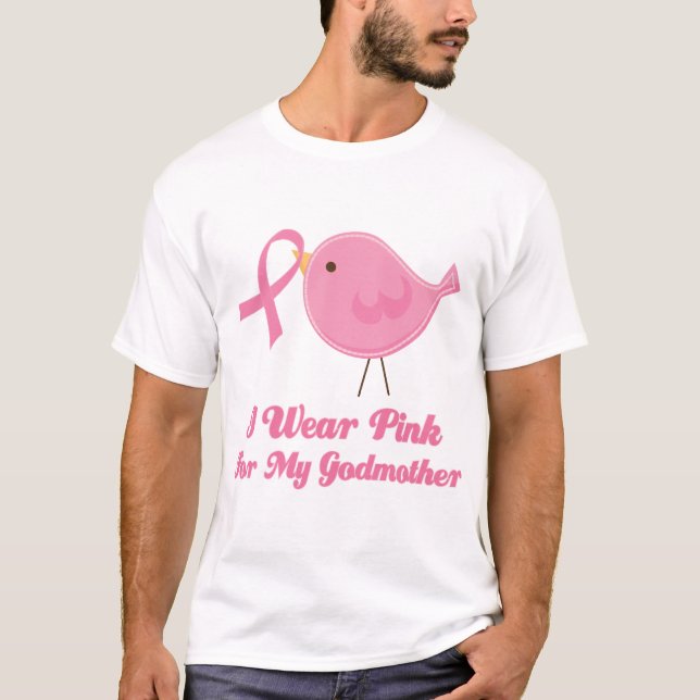 Camiseta Llevo el rosa para mi madrina (Anverso)