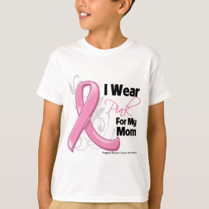 Camiseta Llevo el rosa para mi mamá - conciencia del cánc