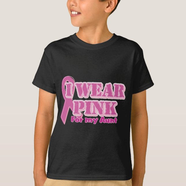 Camiseta Llevo el rosa para mi tía (Anverso)