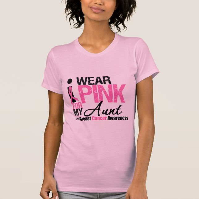 Camiseta Llevo el rosa para mi tía (Anverso)