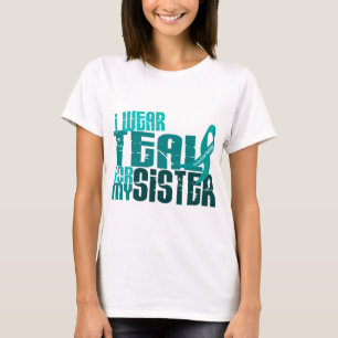 Camiseta Llevo el trullo para mi cáncer ovárico de la
