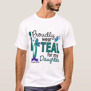 Camiseta Llevo el trullo para mi cáncer ovárico de la hij