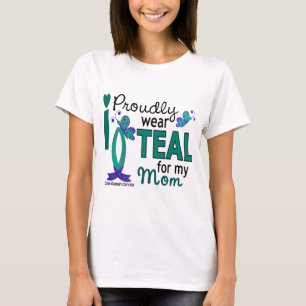 Camiseta Llevo el trullo para mi cáncer ovárico de la mamá