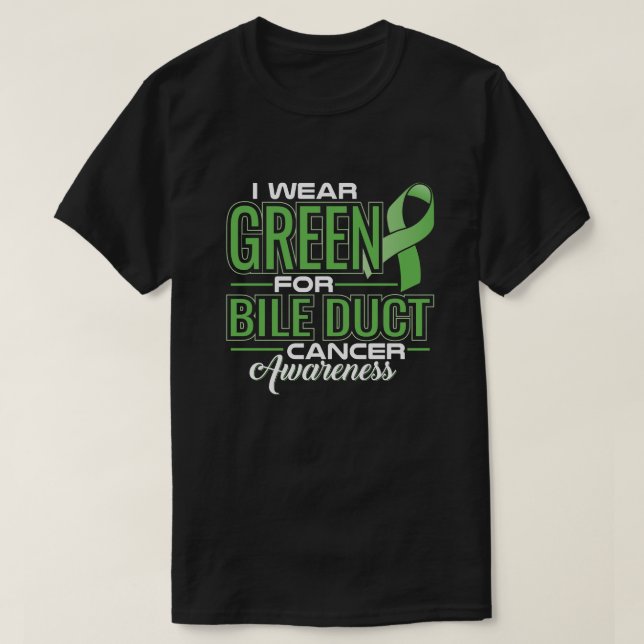 CAMISETA LLEVO EL VERDE PARA LA CONCIENCIA HEPÁTICA DEL (Diseño del anverso)