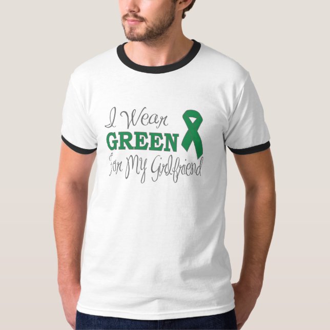 Camiseta Llevo el verde para mi novia (la cinta verde) (Anverso)