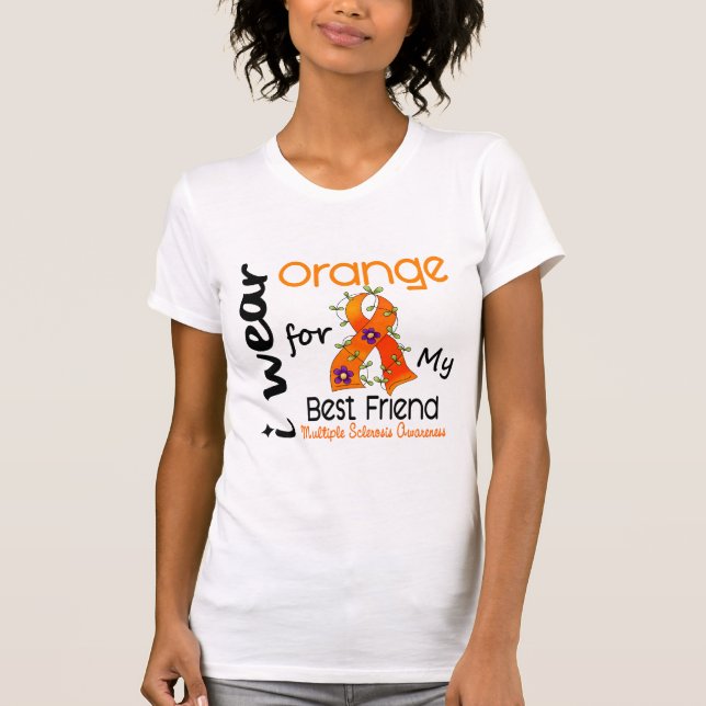 Camiseta Llevo esclerosis múltiple del ms del mejor amigo (Anverso)