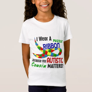 Camiseta Llevo la cinta del rompecabezas para mi AUTISMO