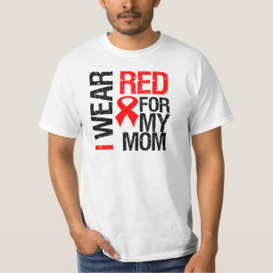 Camiseta Llevo la cinta roja para mi mamá