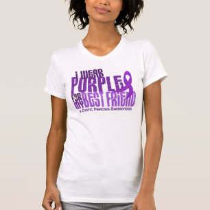 Camiseta Llevo la púrpura para la fibrosis quística del