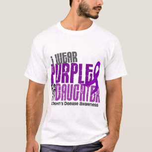Camiseta Llevo la púrpura para la mi enfermedad de Crohn d