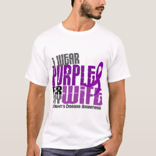 Camiseta Llevo la púrpura para la mi enfermedad de Crohn de