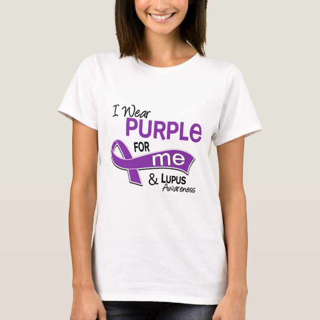 Camiseta Llevo la púrpura para mí el lupus 42 (Anverso)