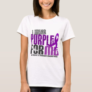 Camiseta Llevo la púrpura para MÍ la enfermedad de 6