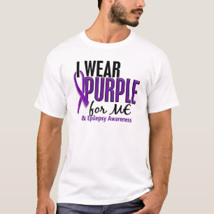 Camiseta Llevo la púrpura para MÍ la epilepsia 10
