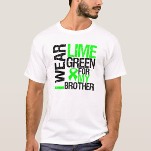 Camiseta Llevo la verde lima para mi linfoma de Brother