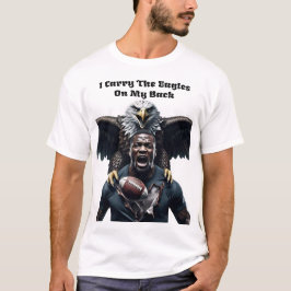 Camiseta Llevo Las Águilas En La Espalda