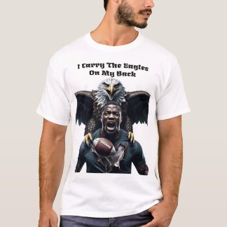 Camiseta Llevo Las Águilas En La Espalda