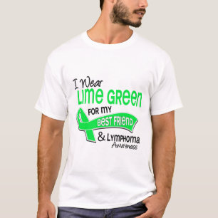 Camiseta Llevo linfoma del mejor amigo de la verde lima 42