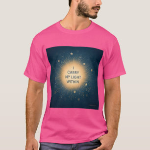 Camiseta Llevo mi luz adentro - Resplandor espiritual Affir