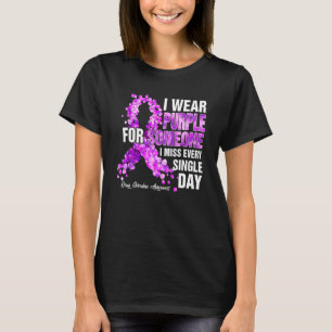 Camiseta Llevo Morado Por Alguien Que Extraño Sobredosis De