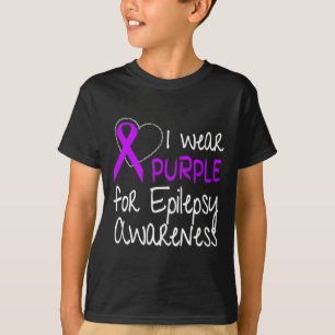 Camiseta Llevo Morado Por La Cinta De Concienciación Sobre