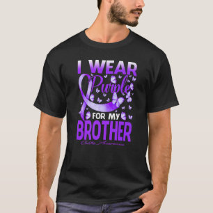 Camiseta Llevo Morado Por La Conciencia De Colitis De Mi He