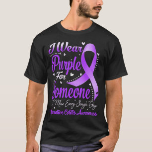 Camiseta Llevo Morado Por la Conciencia de la COLITIS ULCER