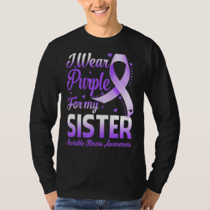 Camiseta Llevo Morado Por Mi Hermana Conciencia De Enfermed
