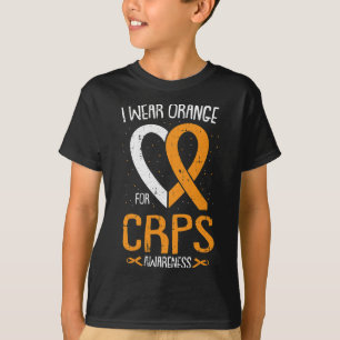 Camiseta Llevo Naranja Crps Conciencia Complejo Dolor Regio