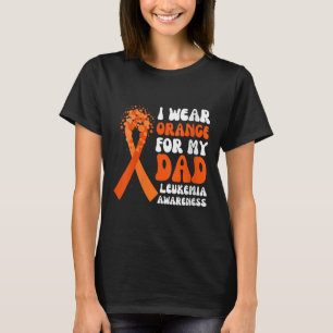 Camiseta Llevo Naranja Por La Cinta De Concientización Sobr