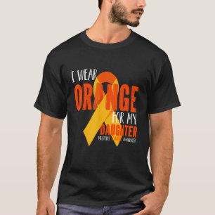 Camiseta Llevo Naranja por la Esclerosis Múltiple de Mi Hij