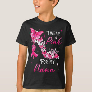 Camiseta Llevo Nk Para Mi Nana Cinta De Cáncer De Mama Supr