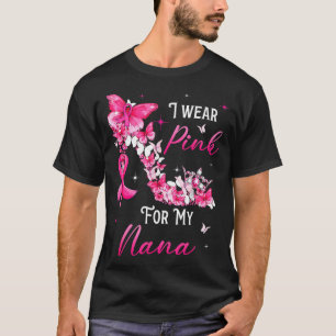 Camiseta Llevo Nk Para Mi Nana Cinta De Cáncer De Mama Supr