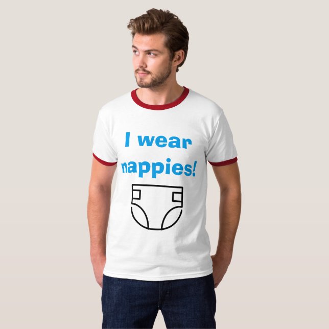 Camiseta ¡Llevo panales! (Anverso completo)
