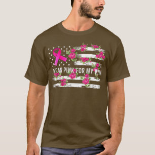 Camiseta Llevo Pañuelo Rosa Para Mi Mamá Pin De Conciencia