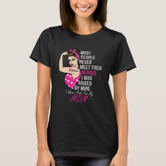 Camiseta Llevo Pink Para Mi Mamá Apoyo A La Concienciación