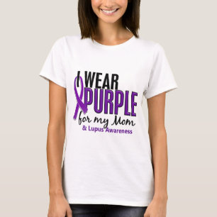 Camiseta Llevo Púrpura Por Mi Mamá 10 Lupus
