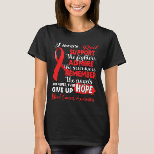 Camiseta Llevo Rojo Apoyo a los Luchadores Conciencia del C