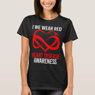Camiseta Llevo Rojo Para la Cinta Roja de Conciencia sobre