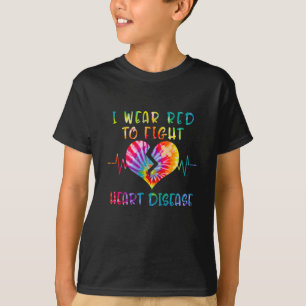 Camiseta Llevo Rojo Para Luchar Contra La Enfermedad Del Co