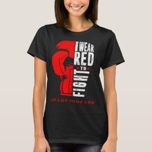 Camiseta Llevo Rojo Para Luchar Día De Concienciación Sobre