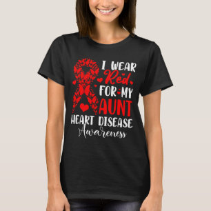 Camiseta Llevo Rojo Por El Mes De Concientización Sobre La