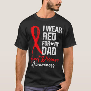 Camiseta Llevo Rojo Por Mi Papá Mes De Concientización Sobr