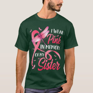 Camiseta Llevo Rosa en Memoria de Mi Hermana Pelo Desordena