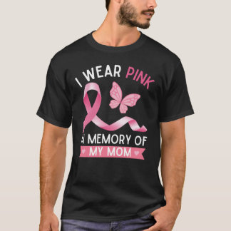 Camiseta Llevo rosa en memoria de mi mamá