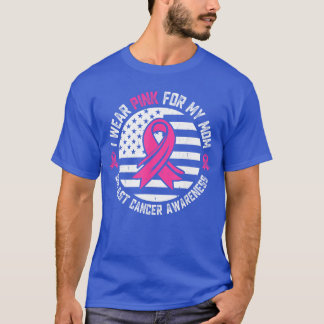 Camiseta Llevo Rosa por la Conciencia del Cáncer de Mama de
